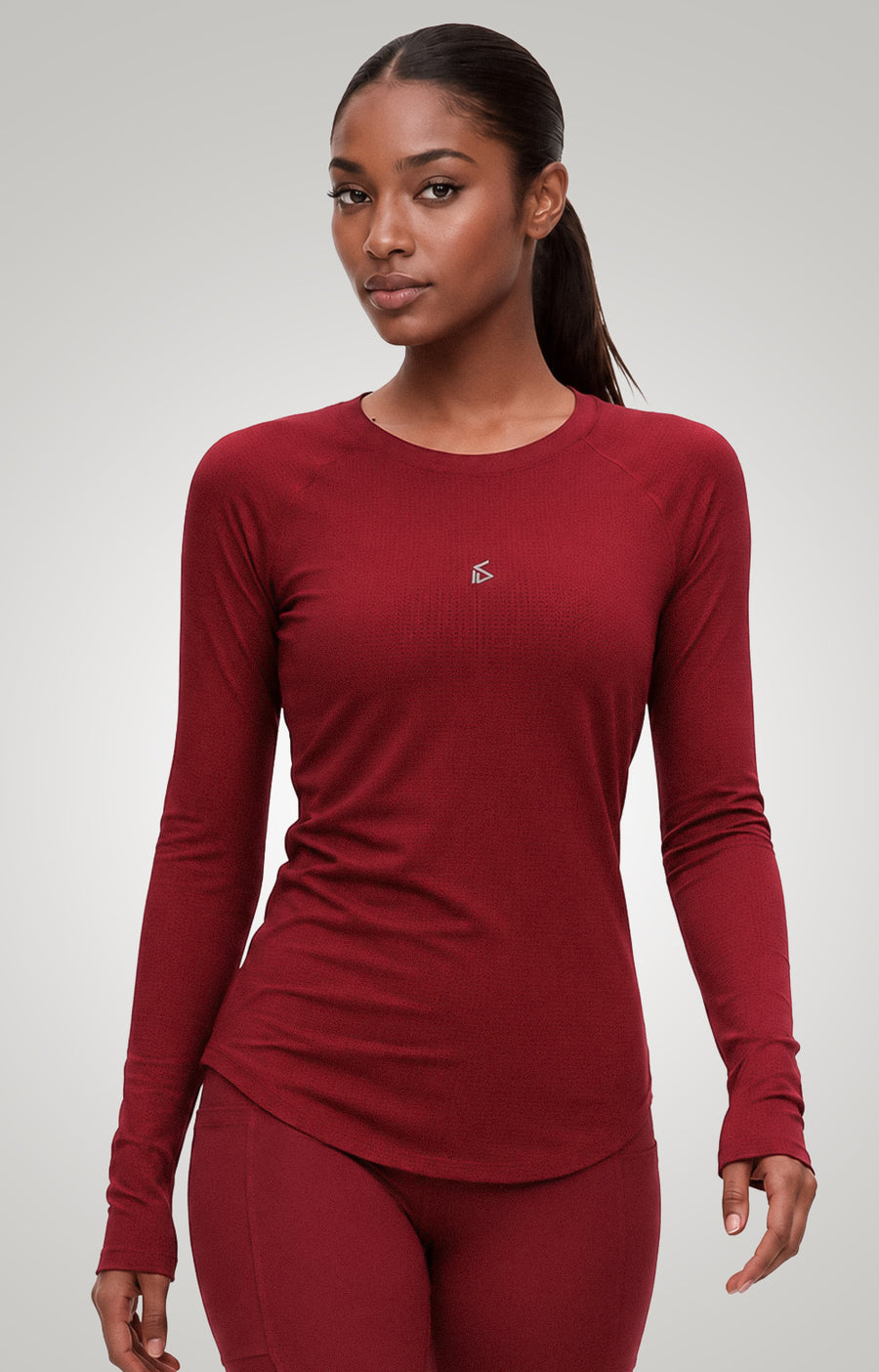 T-shirt Slim Amarena | Dry - Manga Longa
