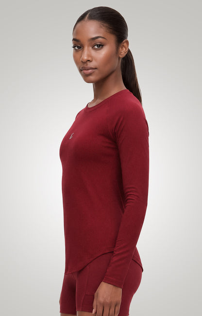T-shirt Slim Amarena | Dry - Manga Longa