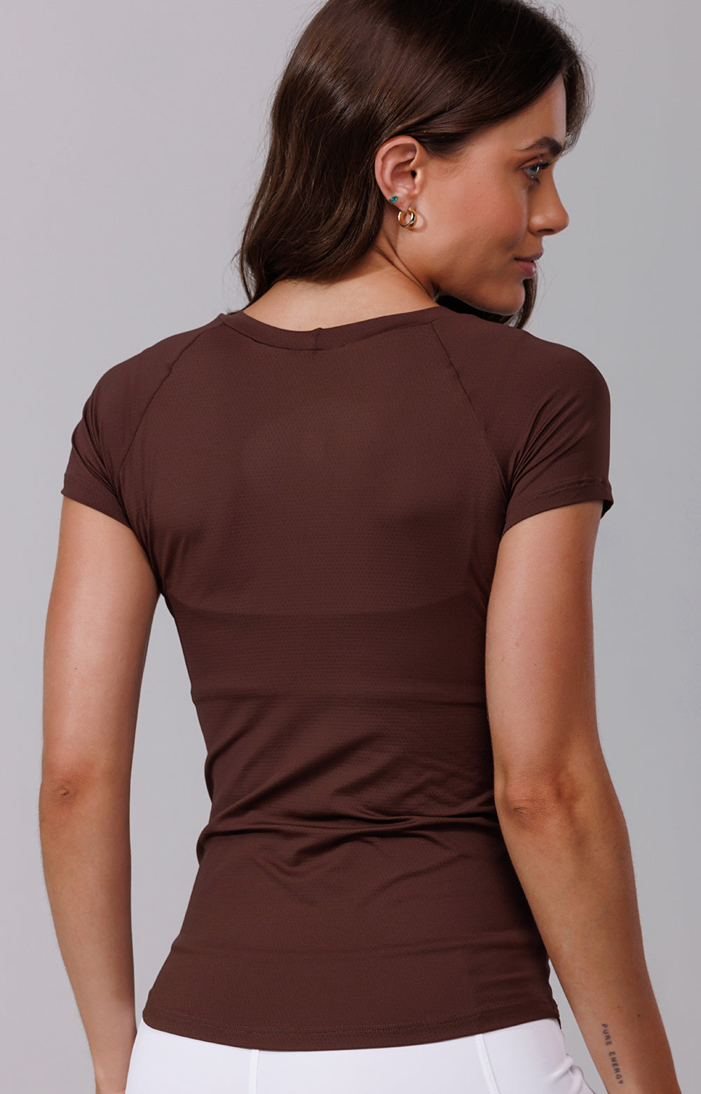 T-shirt Slim Brownie | Dry - Manga Curta