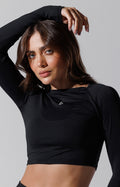 Cropped Black | Dry - Manga Longa