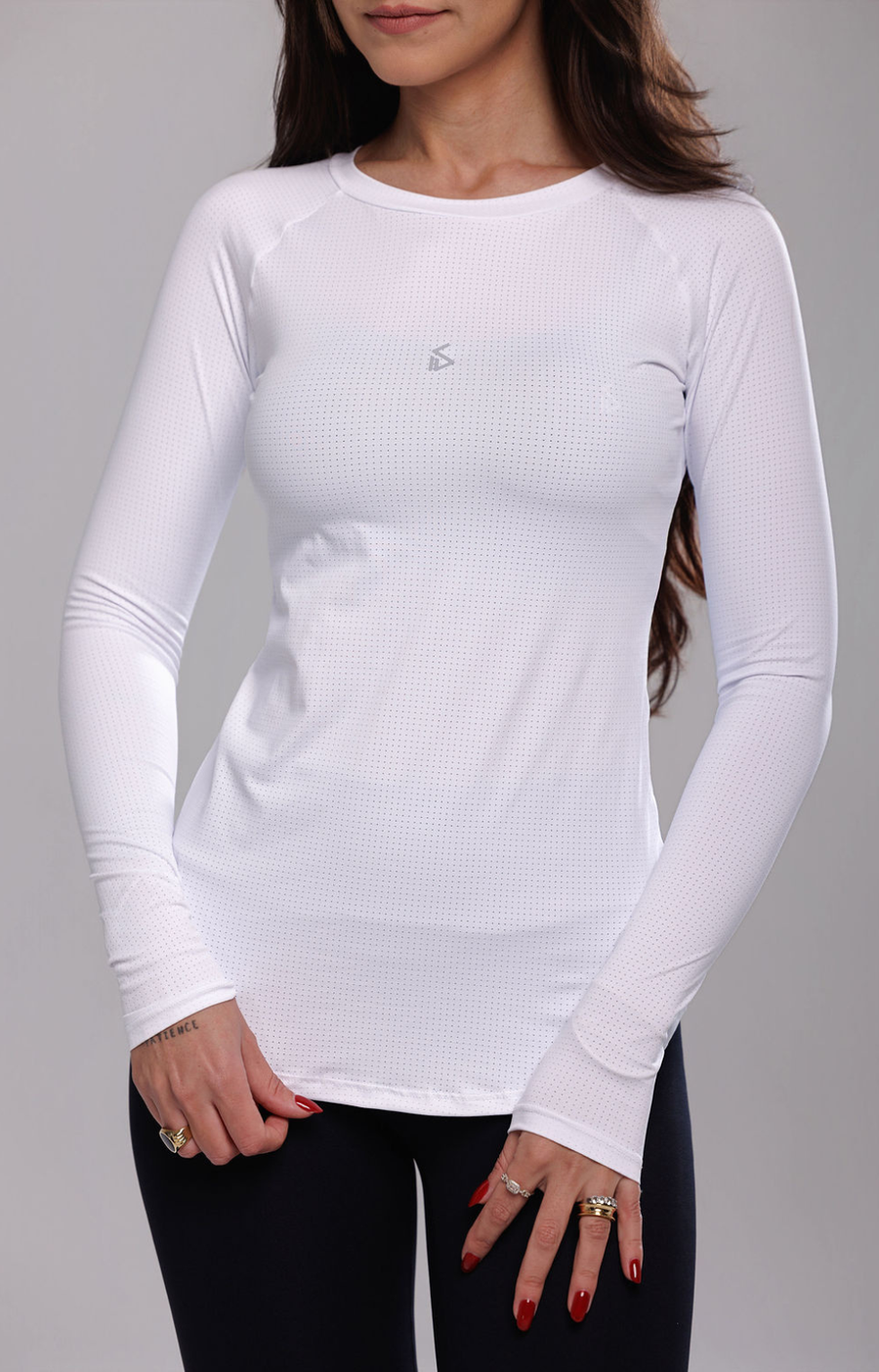 T-shirt Slim Milk | Dry - Manga Longa